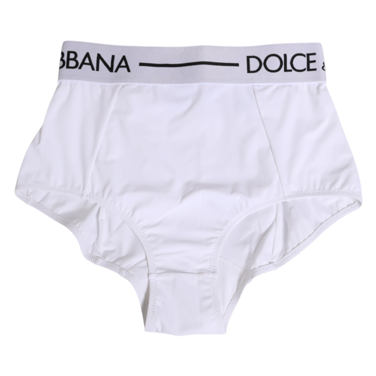 DOLCE & GABBANA Underwear White Nylon Logo Waistband Coulotte IT40/US6/S 340usd