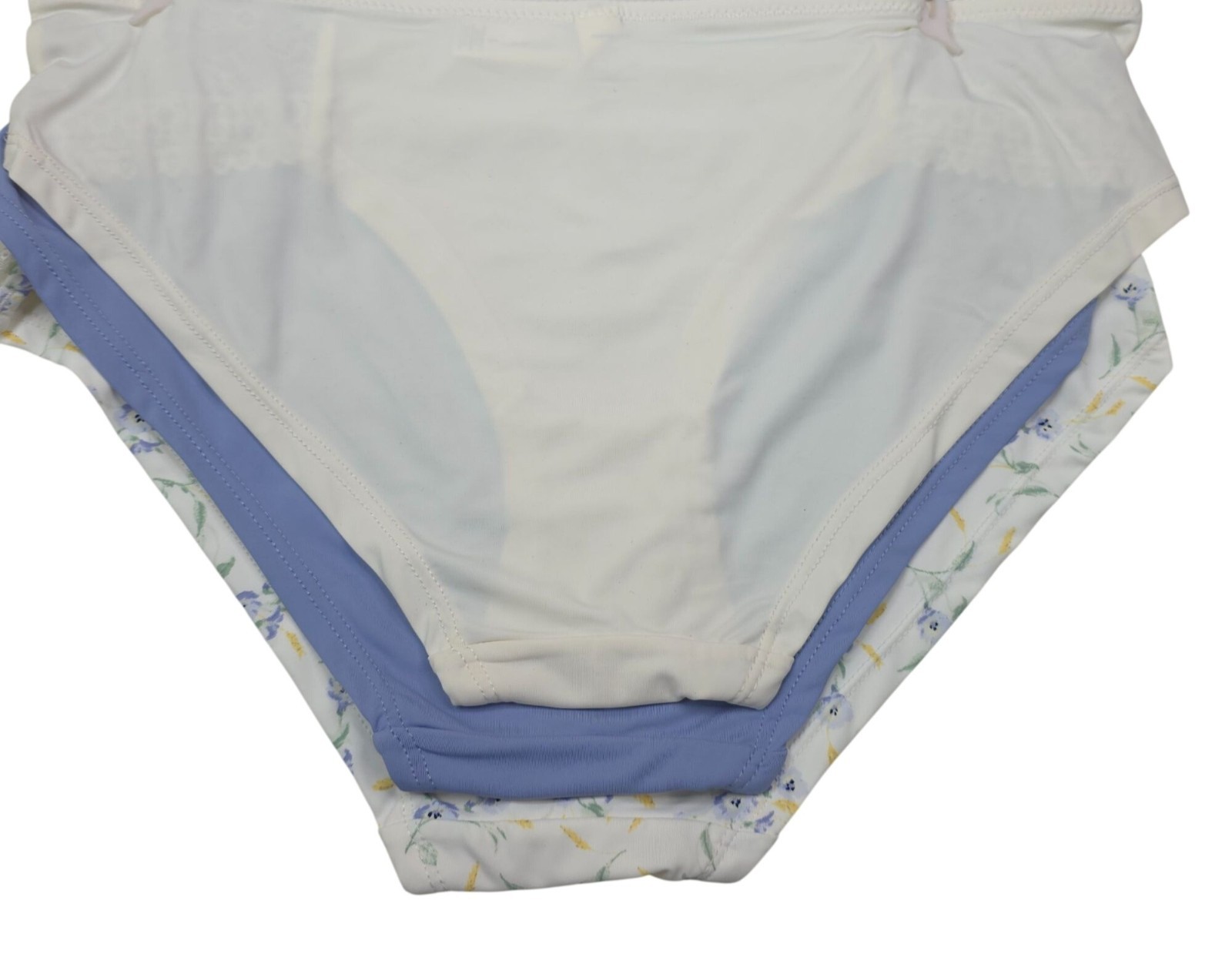 Laura Ashley Womens L 5-Pack Lace & Floral Bikini Panties Assorted Colors