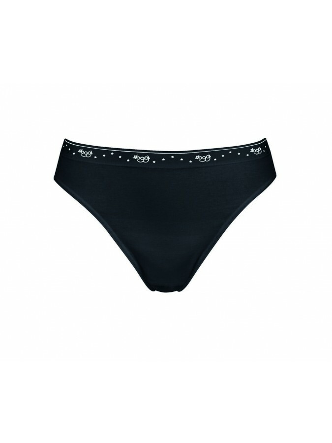 Triumph Sloggi Tai 100 H Tai 38 – 48 Panties Cotton White/Black