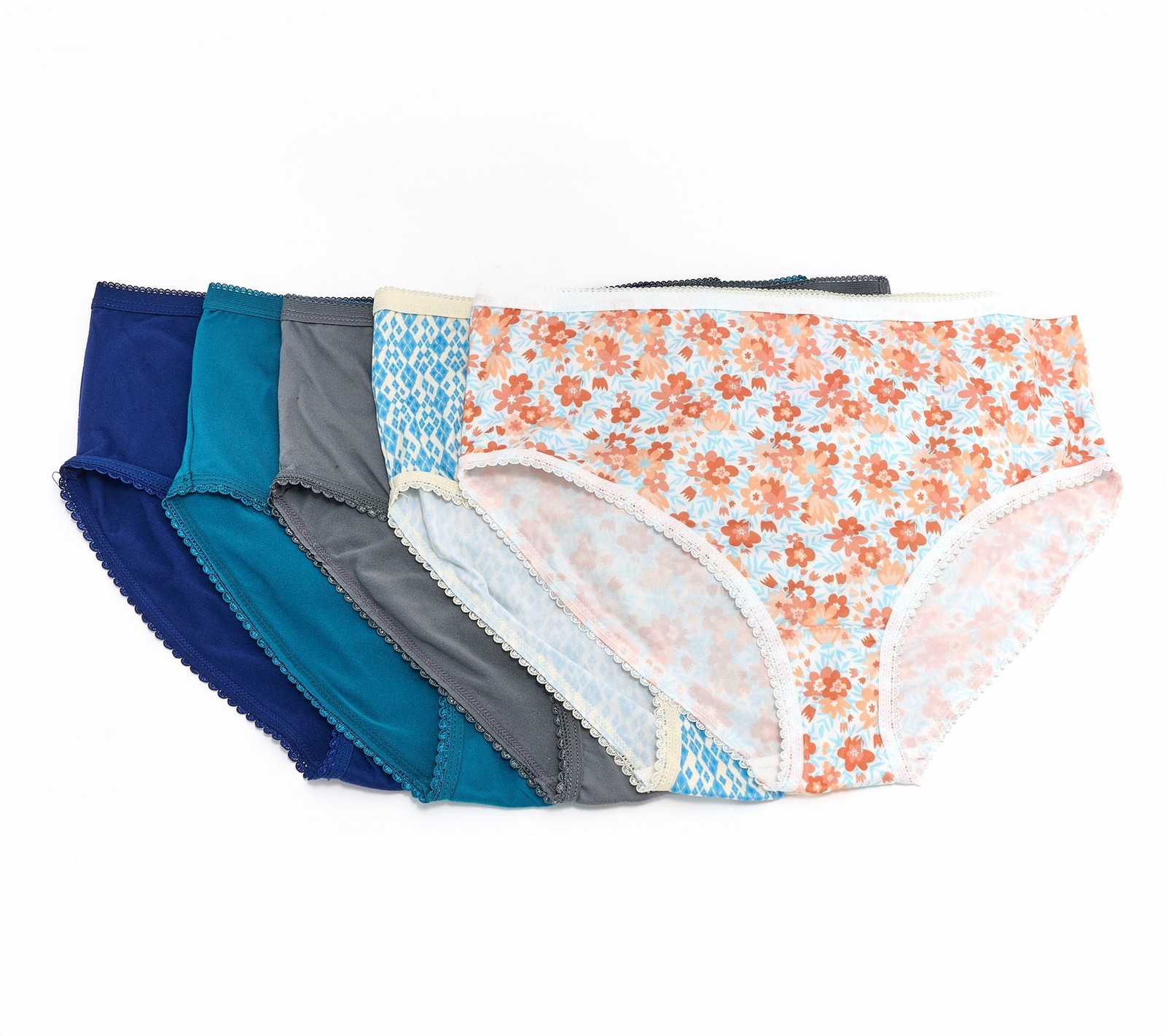 Muk Luks Women’s Plus Sz Panties 1X Cloud Knit Vintage White Melange A706567