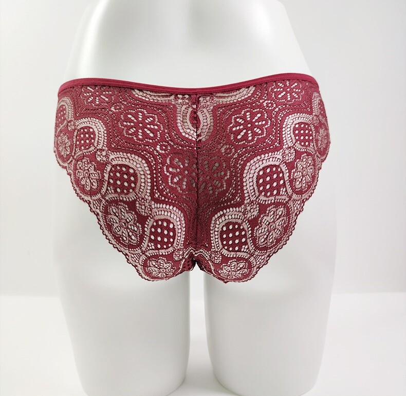 5P Women Ladies Plus Size S-XL XXL Luxury Floral Briefs Panties Knickers Undies