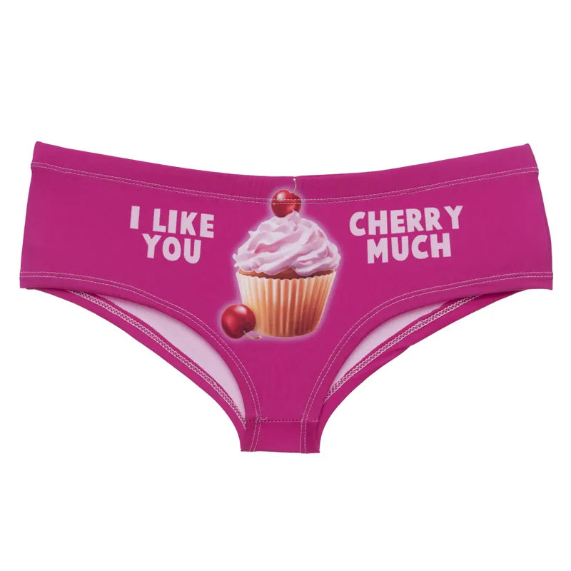 Printed Low Rise Panties Soft Stretch Breathable Briefs Comfortable Fit Wear