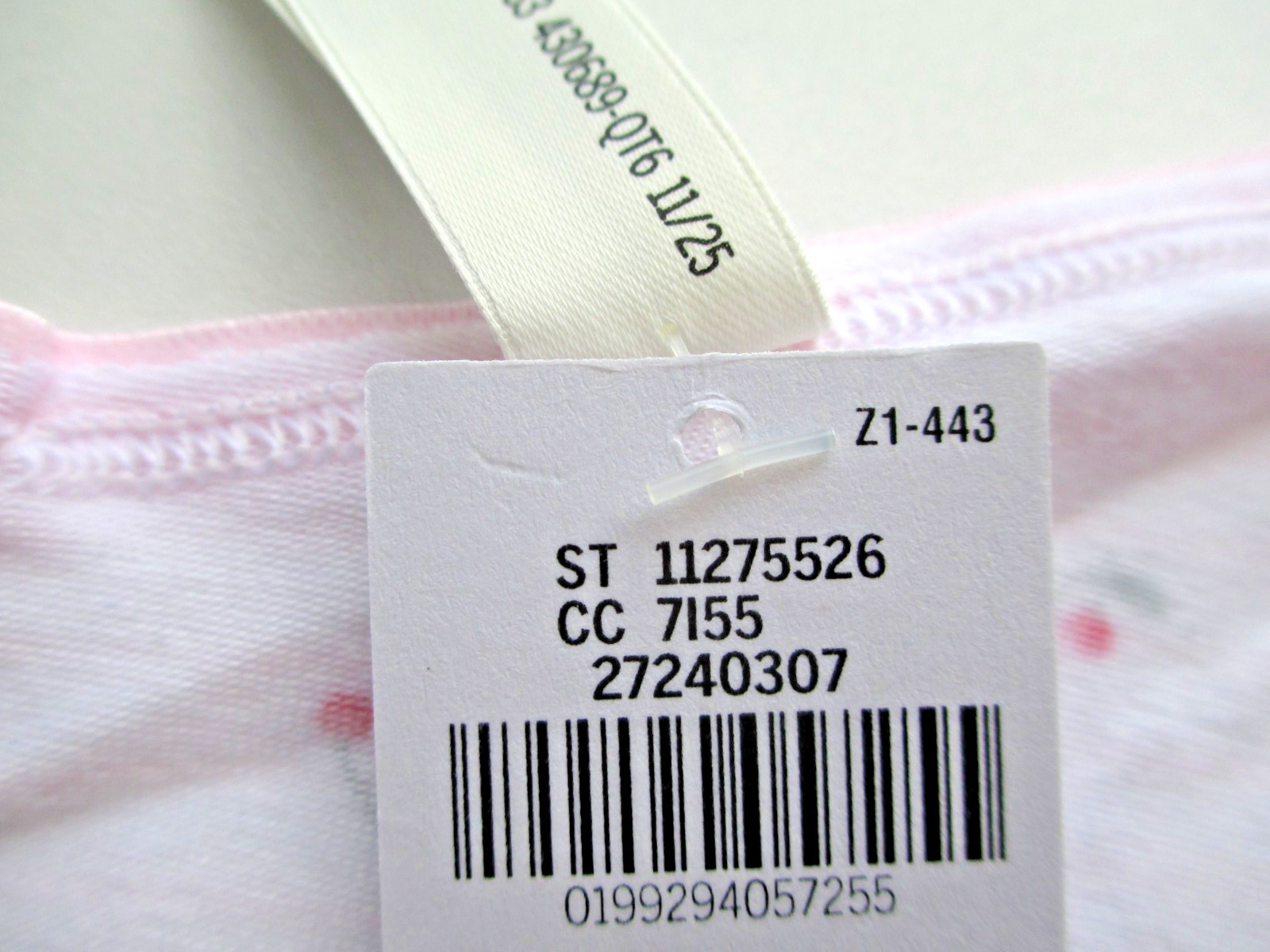 VICTORIA’S SECRET PINK Cotton Tanga High Leg Cheeky Panty M L Pink NWT Stripe VS
