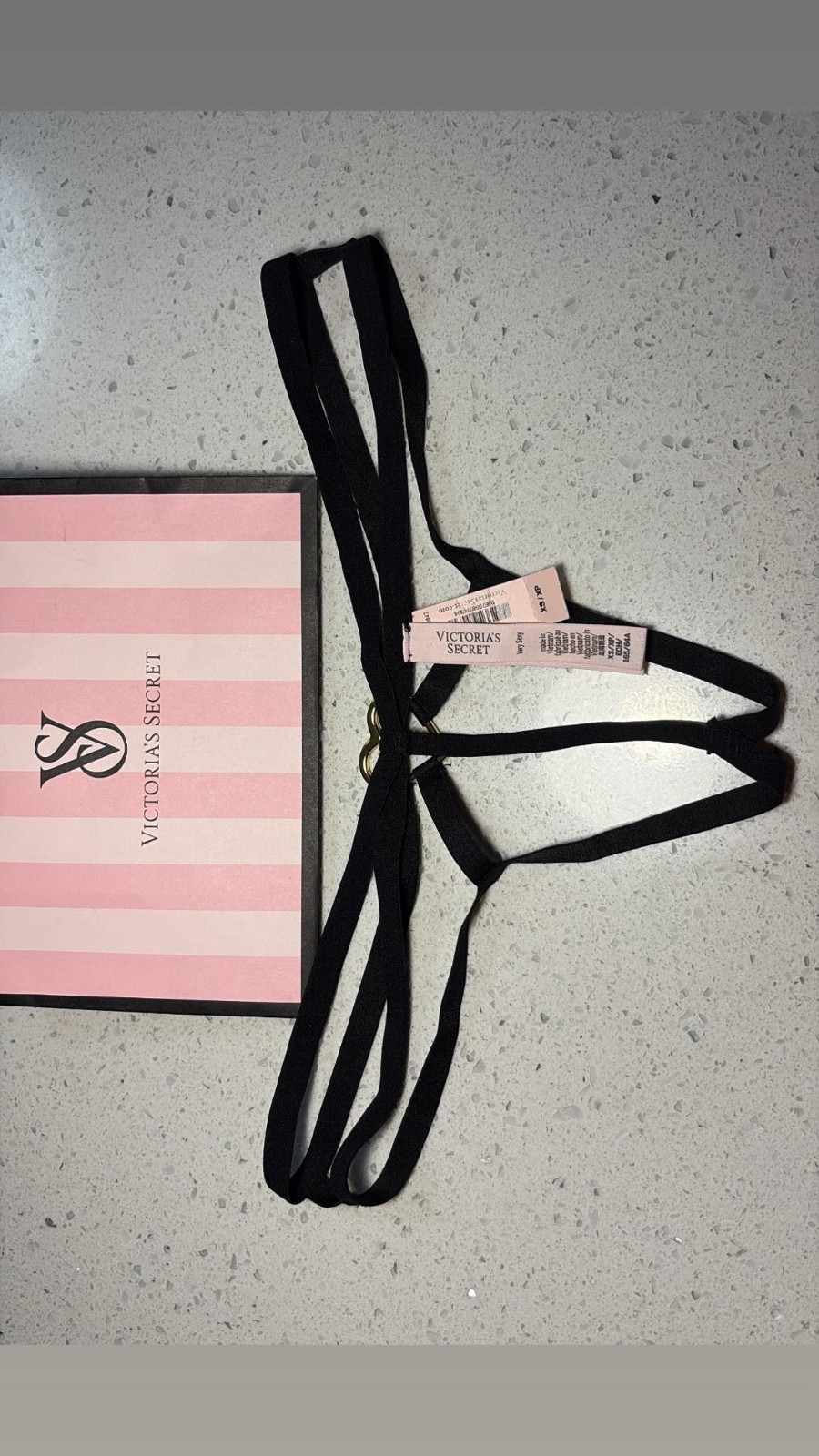 Victoria’s Secret Very Strappy V String Size S/P NWT Heart