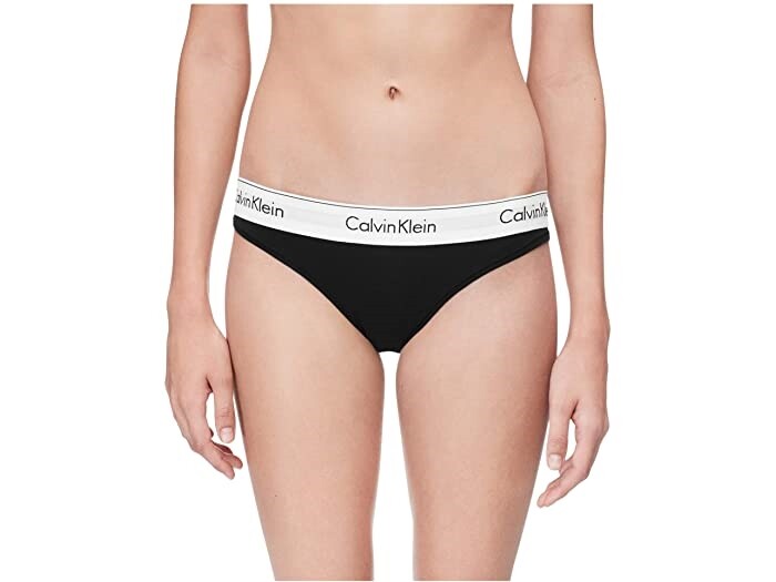 Calvin Klein 261444 Women’s Modern Cotton Bikini Underwear Black Size Large