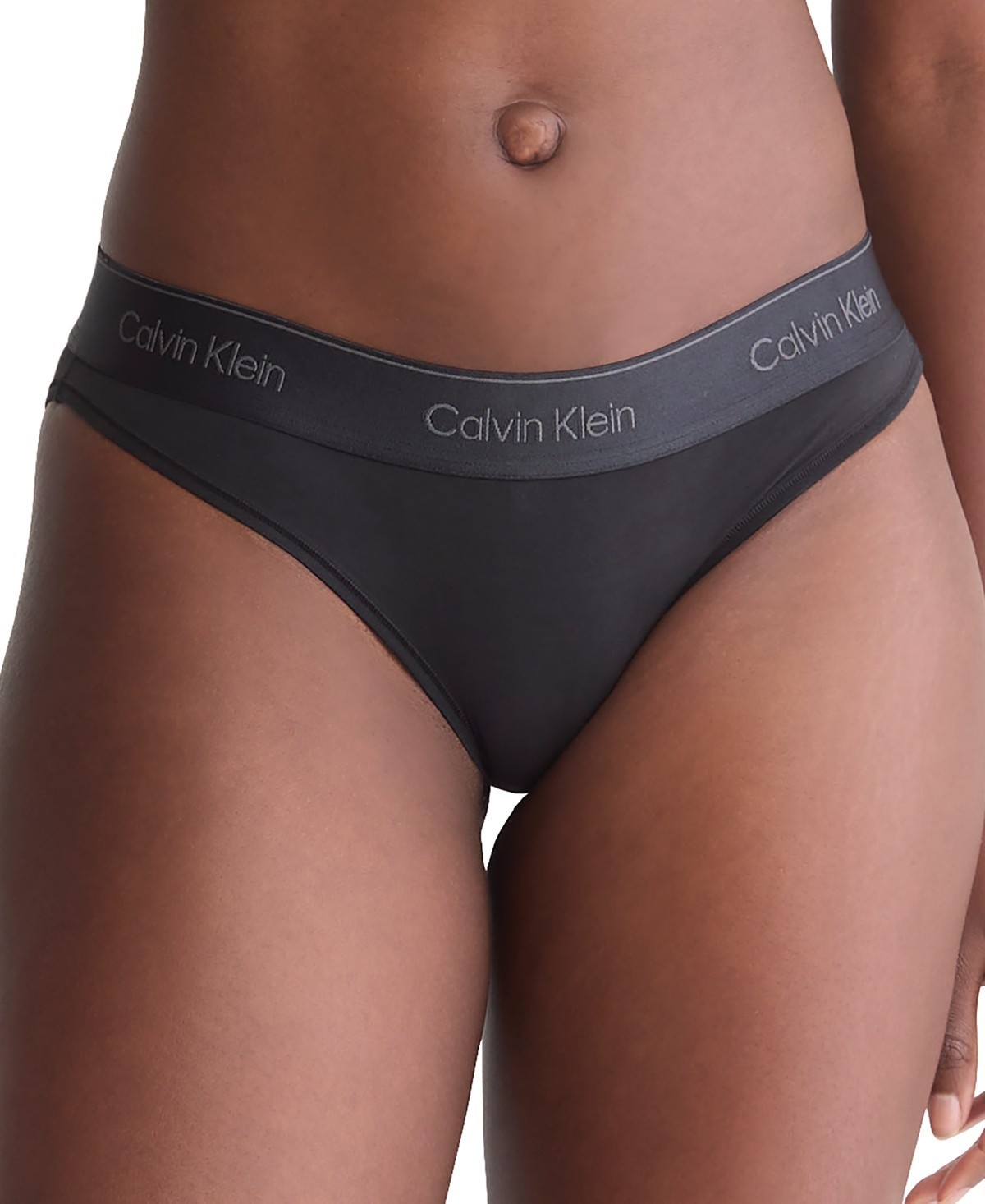 3 Pack CALVIN KLEIN Carousel Logo Stretch Cotton Blend Bikini Underwear Sz L