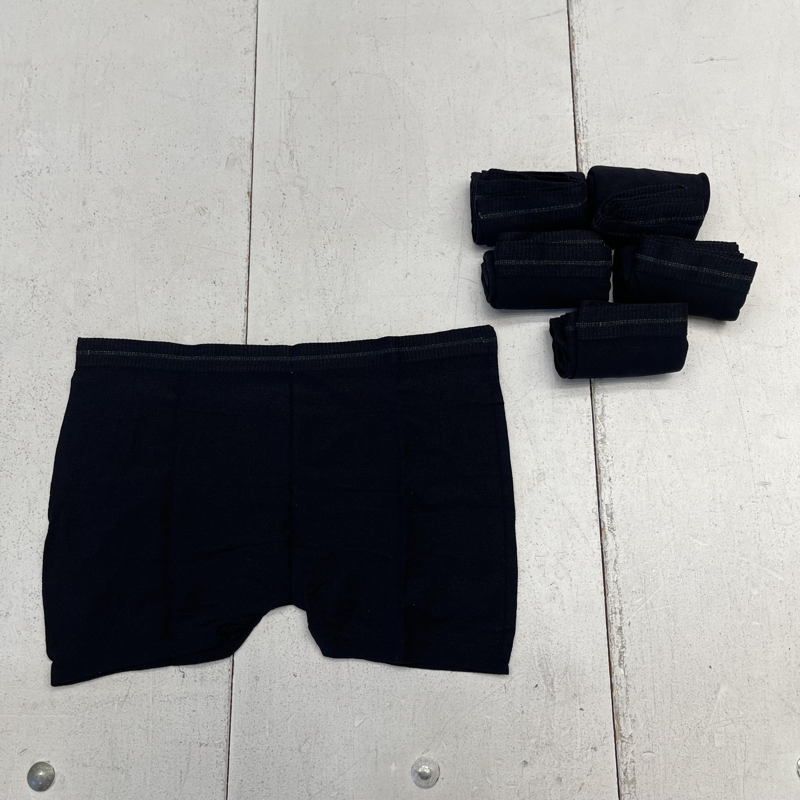 Sunflower Motherhood Boyshort Panties Womens One Size Black Postpartum 6 Pack