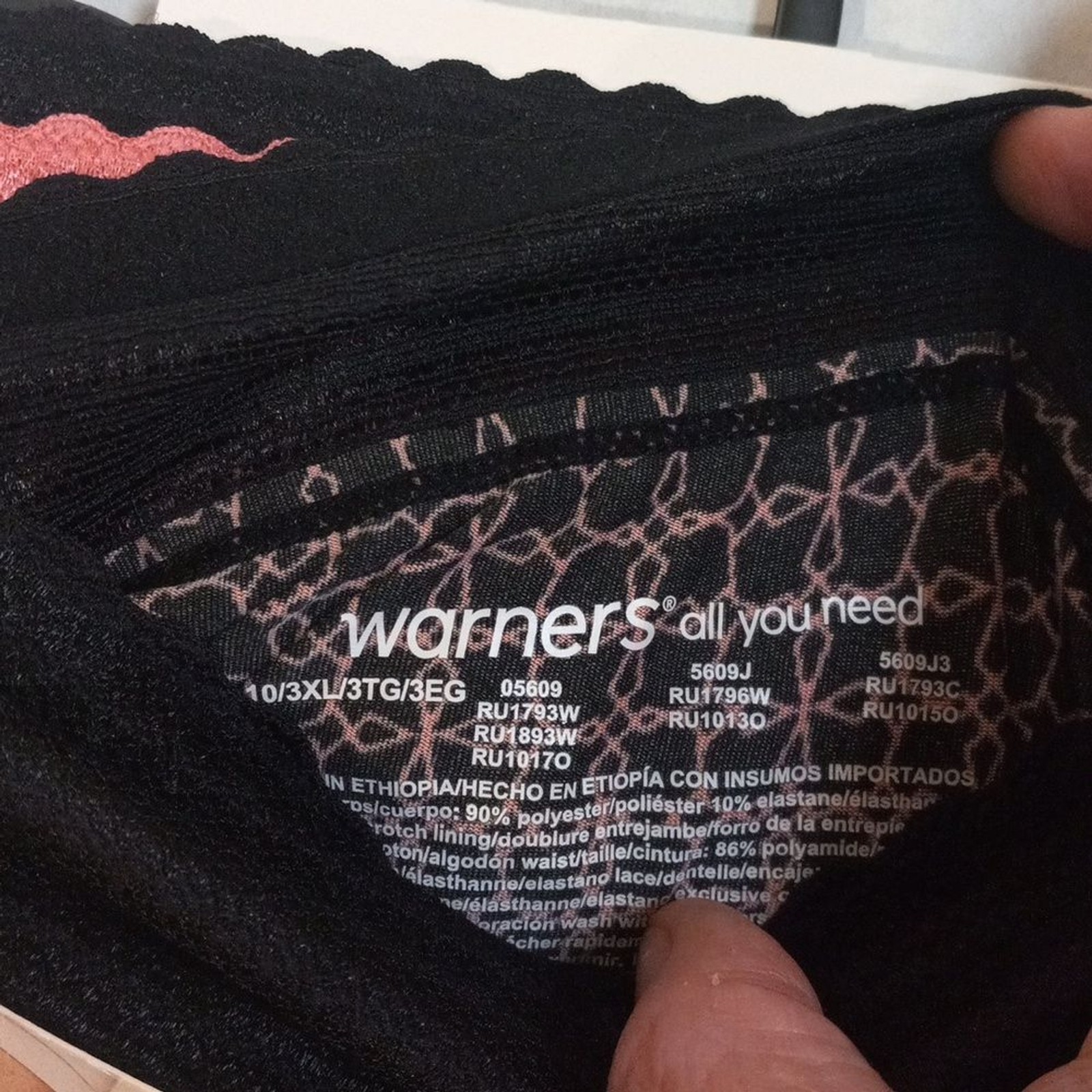 Women 3X Hipster NEW Lace Underwear Women 3-Pair no-tags Dig-Free Comfy Panty