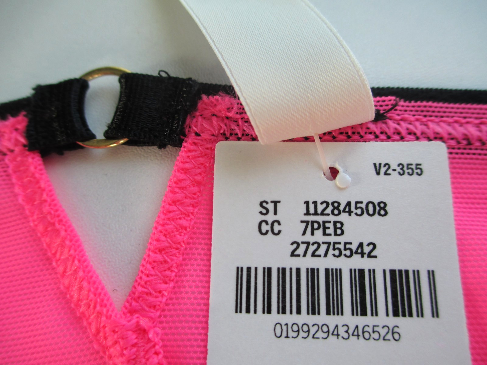 VICTORIA’S SECRET PINK Boyshort Panty S M L XL Hot Pink NWT Black Trim VS Mesh