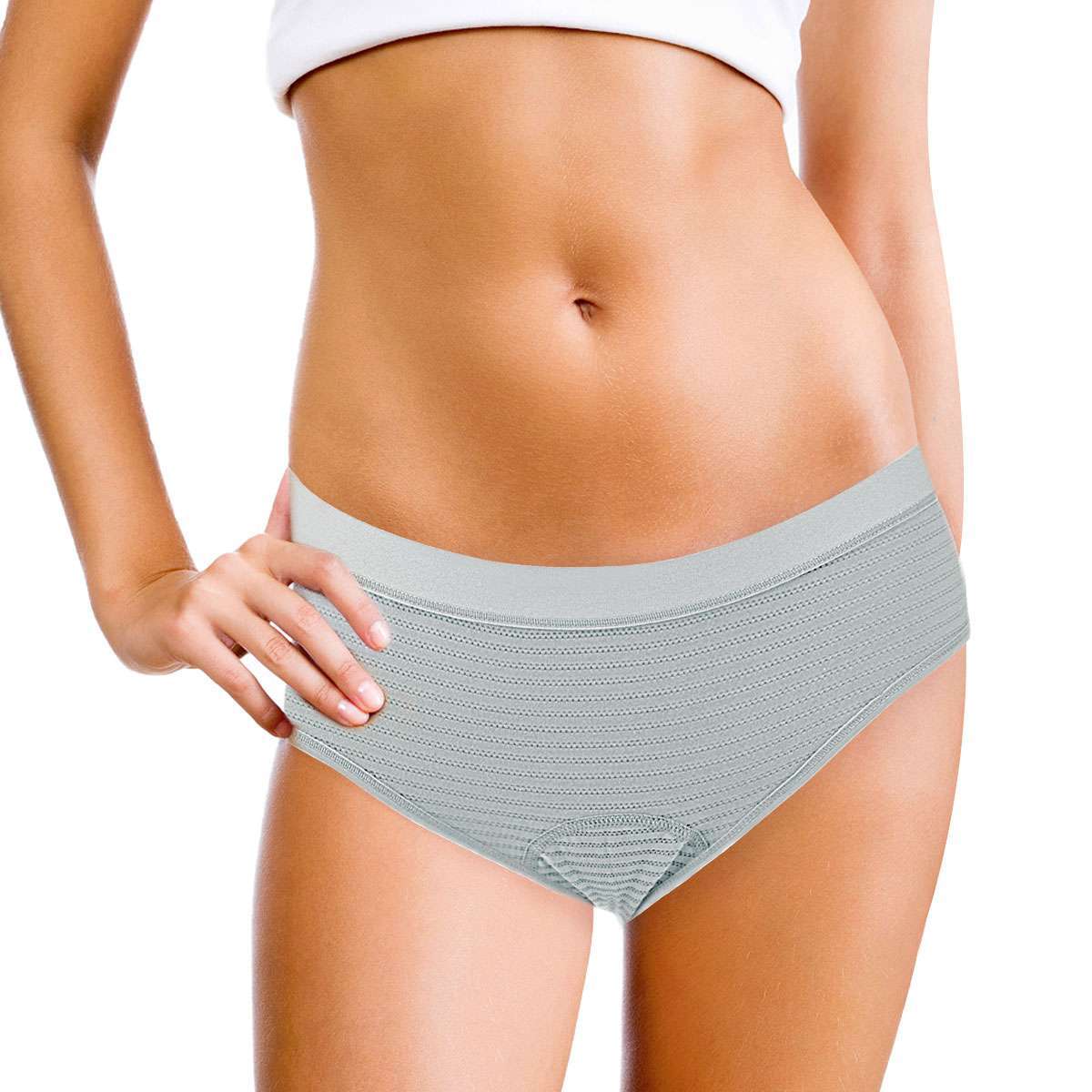 1/4Pack Womens Cotton Period Panties Leakproof Underwear Menstrual Briefs Panty