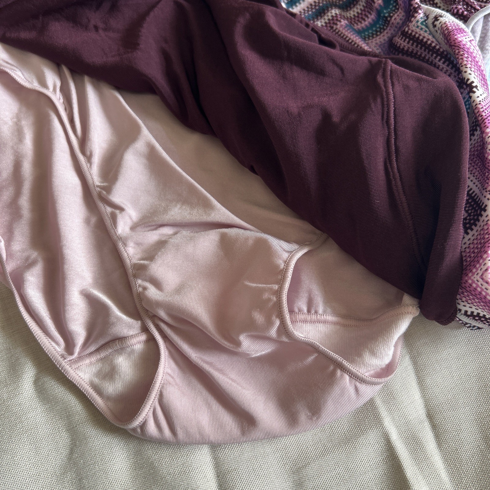 NWT 3 Jockey No Panty Line Promise Size7 Limited Edition Print Hip Brief Panties