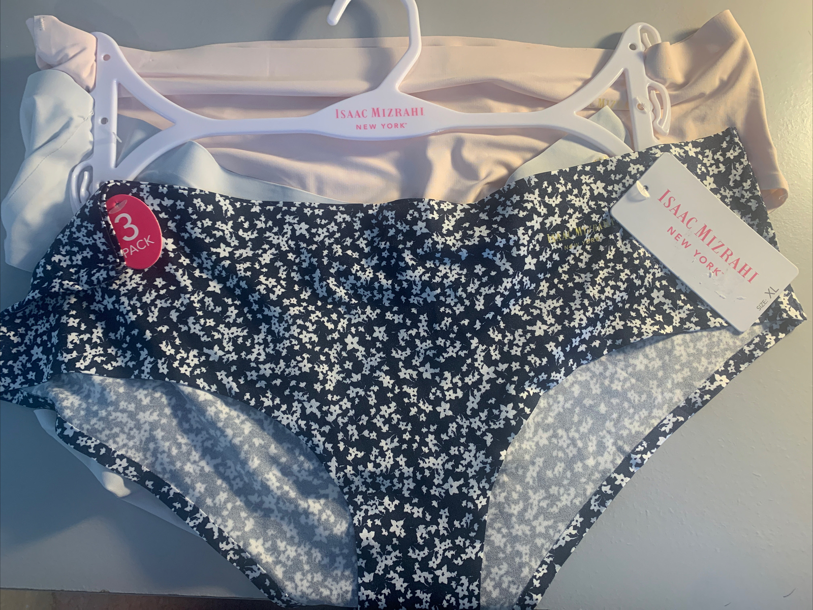 Isaac Mizrahi NY Bikini Panties 3 Pack Women’s Size XL Polyamide Spandex