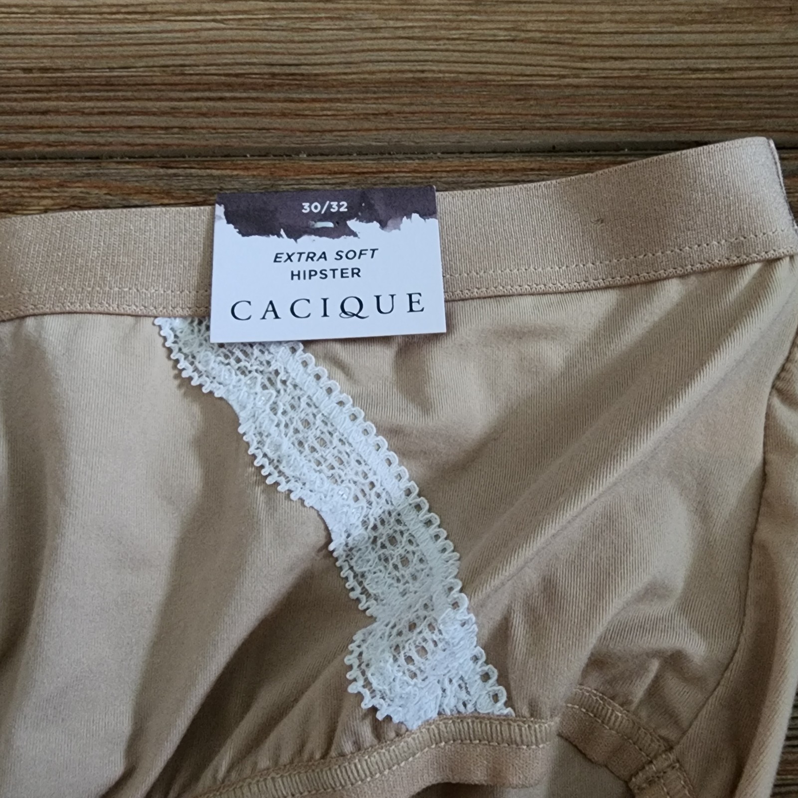 Cacique Panties Womens 30/32 Cafe Mocha Extra Soft Full Brief NEW