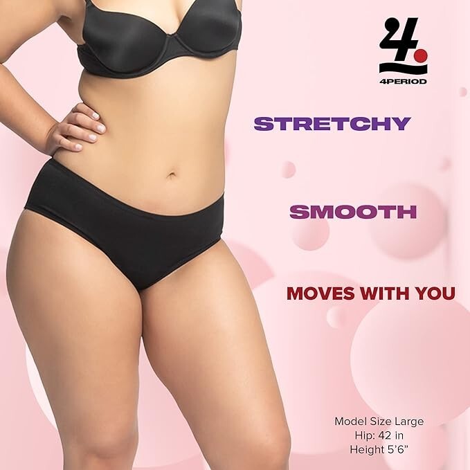 4period High Absorbency for Heavy Flow Period Panties; Leakproof – B14