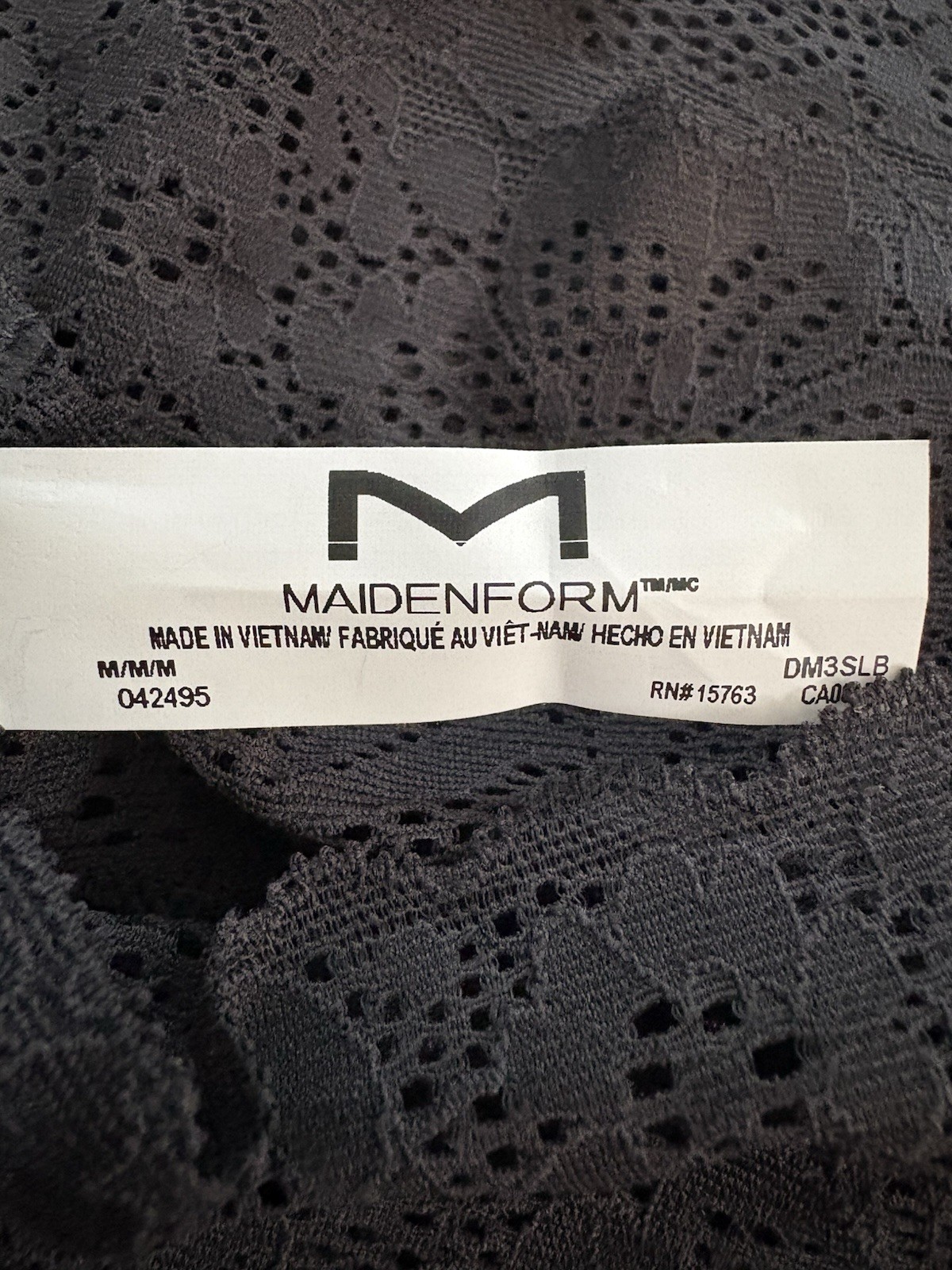 NEW Maidenform Perfect Fit Stretch Lace High Leg Underwear 3-Pack Women Medium 6
