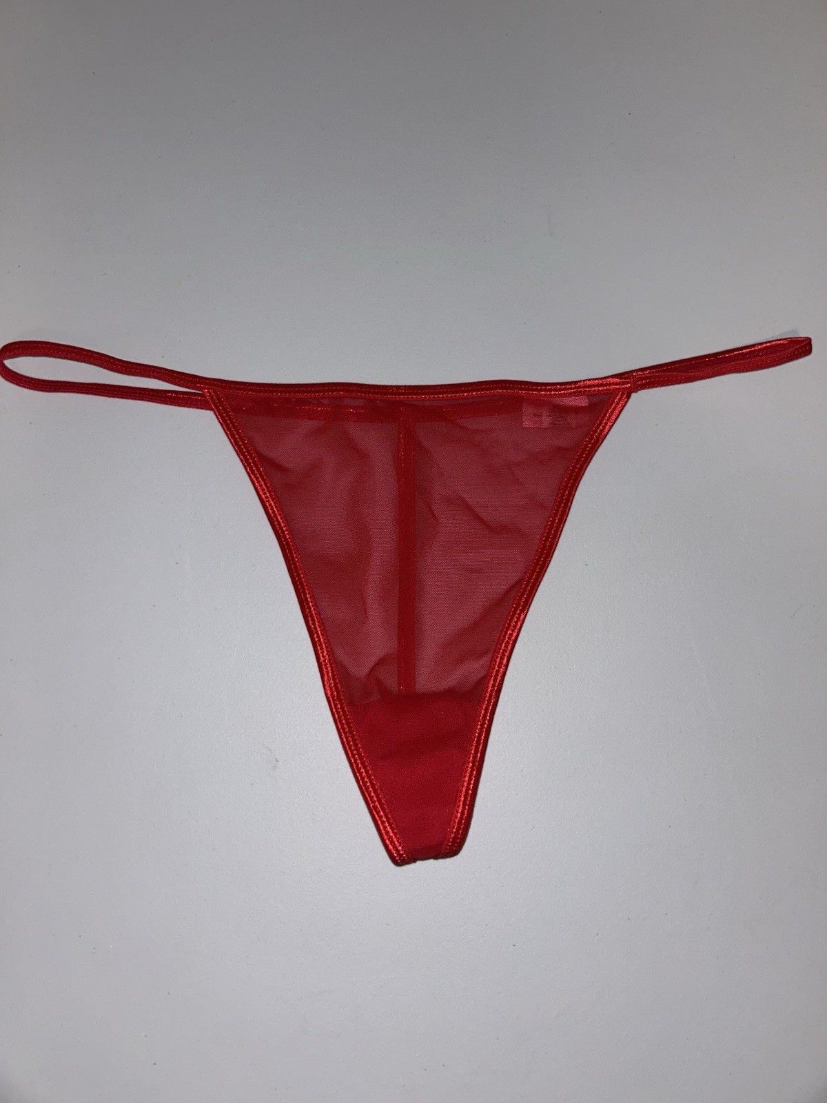 Jezebel Red Sexy Thong Vintage Sz Large X-Large