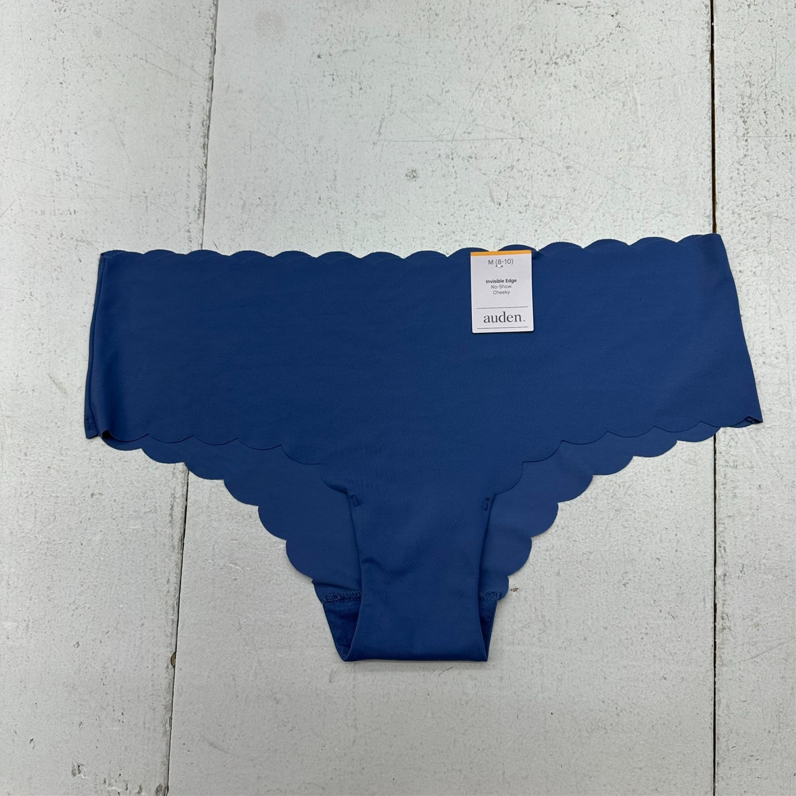 Auden Dark Blue Lineless No Show Invisible Cheeky Underwear Womens Size M (8-10)