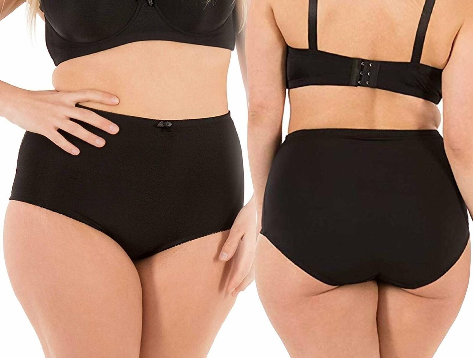 ToBeInStyle Women’s Pack of 6 High-Rise Girdle Panties