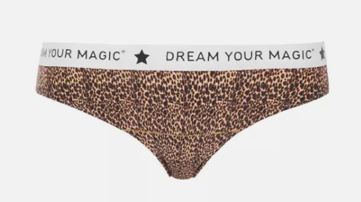BN MAGIC Bodyfashion Dream Your Magic brown animal print brief 16 (XL) BRAND NEW