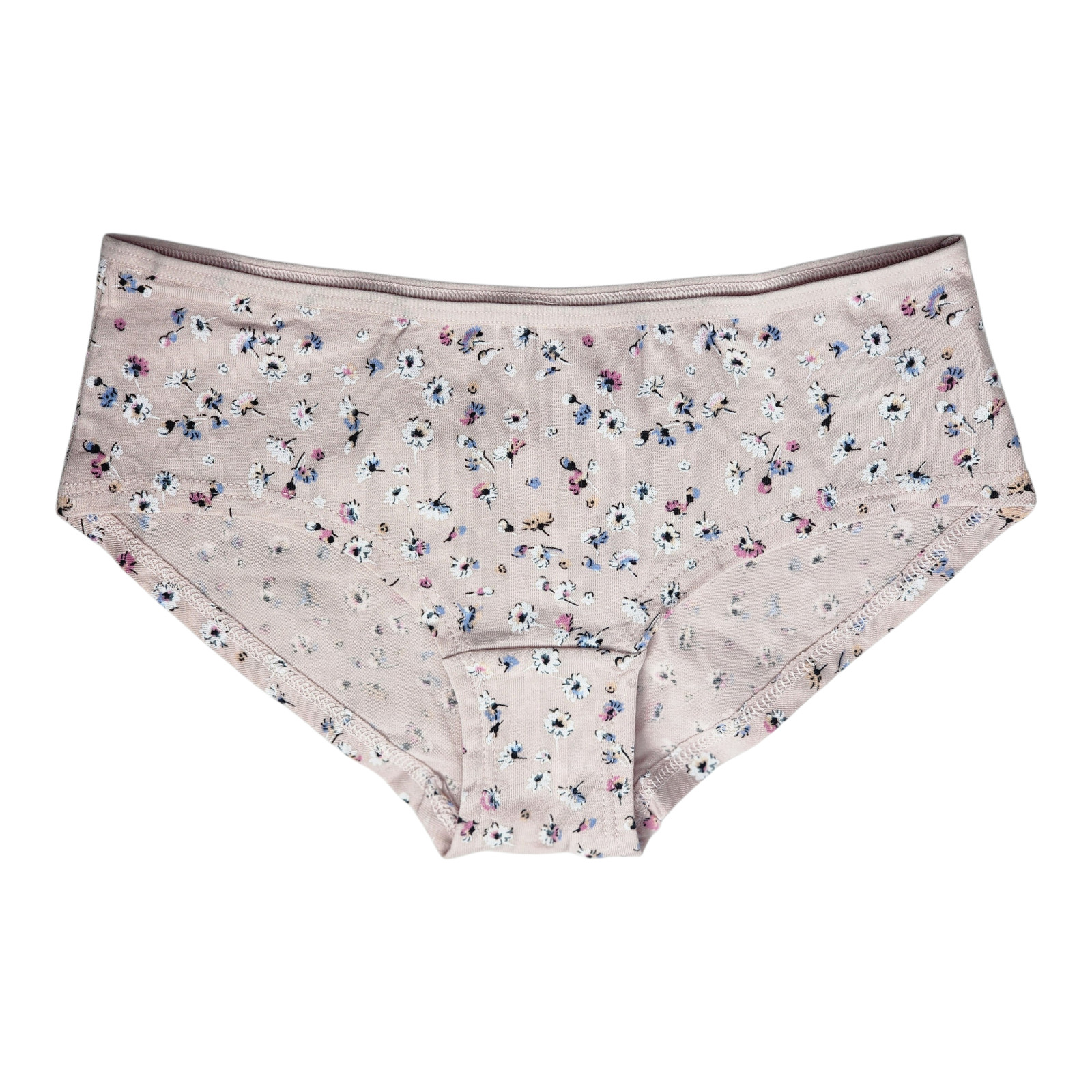M&S 5pk Cotton Lycra® Daisy Print Low Rise Shorts Womens Underwear Uk Size 6