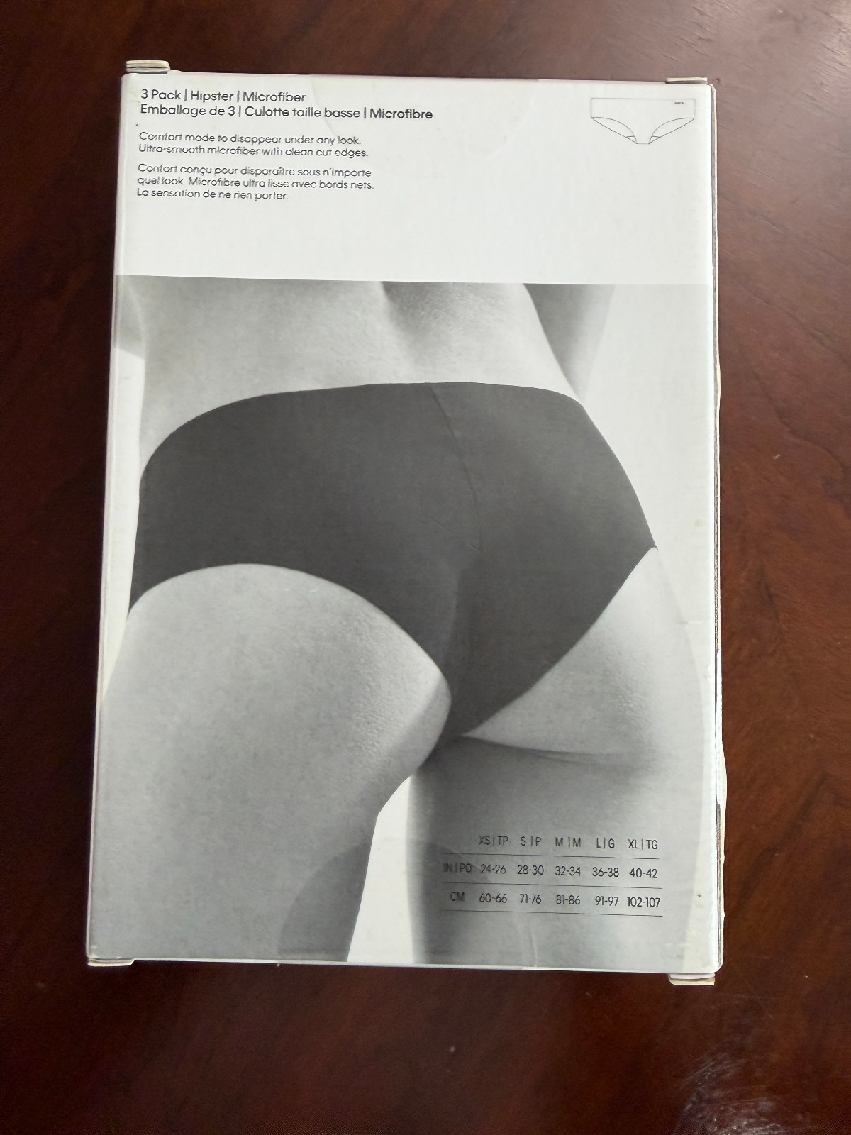 Calvin Klein Women’s Invisibles Seamless Hipster Panties 3-Pack M Black New