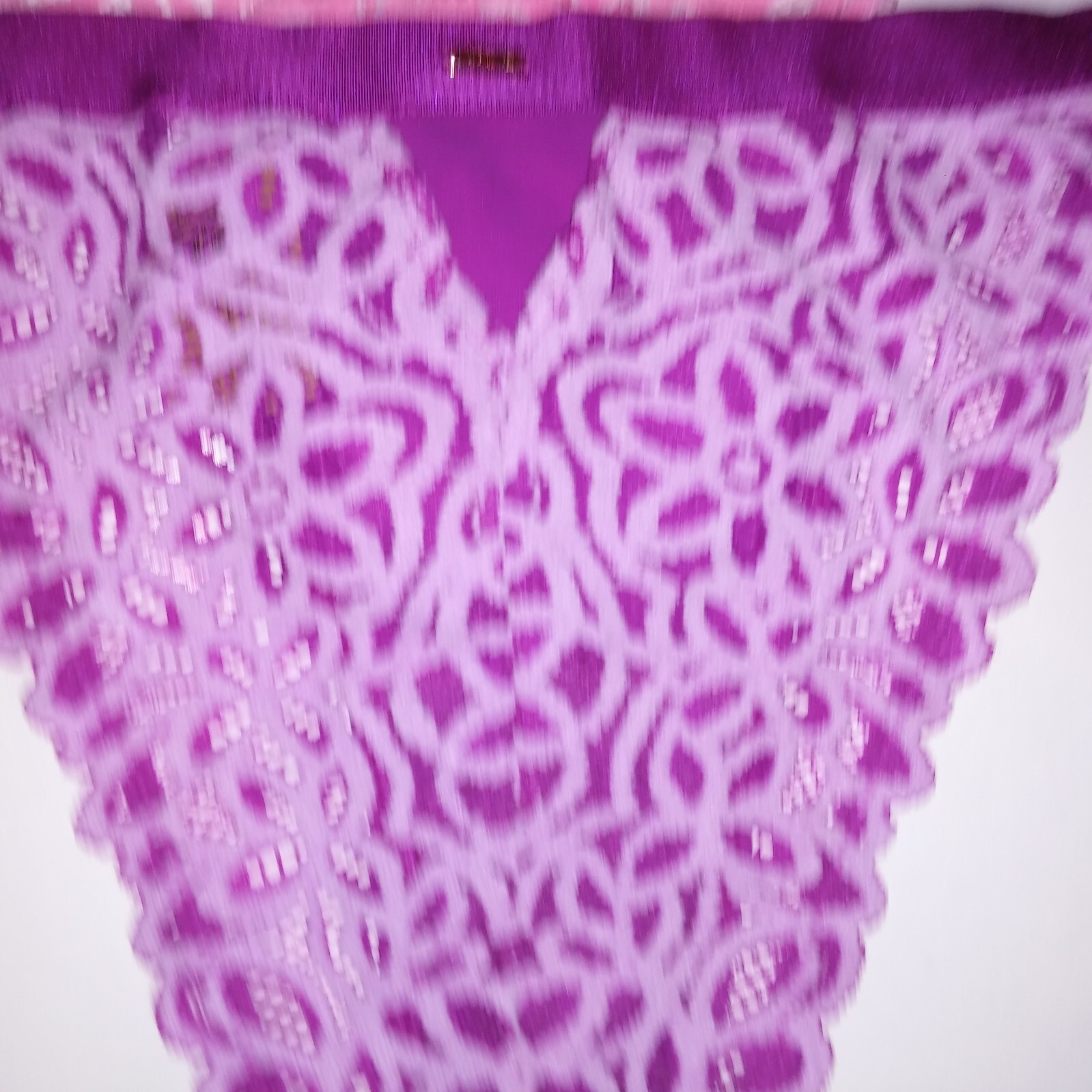 Victoria Secret PINK Panty Small Bikini Fuchsia Purple Lace Banded New