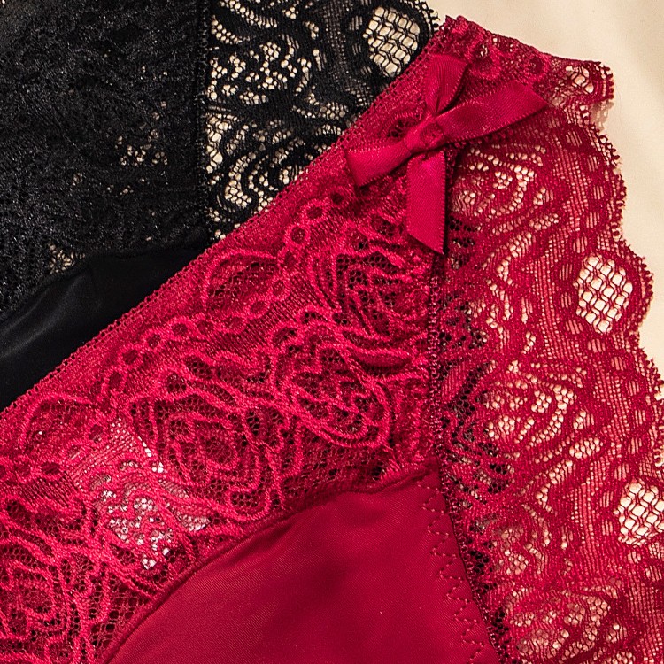 4pack Lot Sexy Womens Lace Panties Underwear High Cut See Through Lingerie Brief