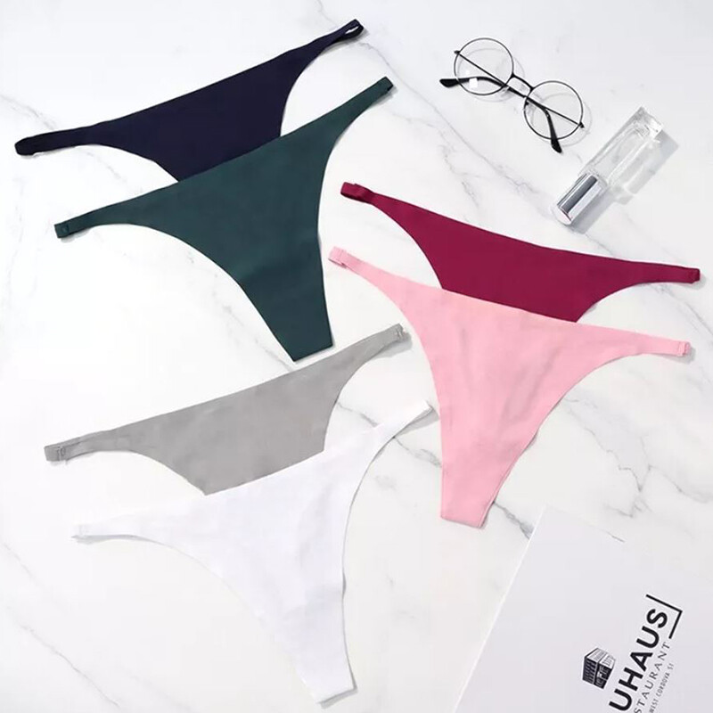 Womens Sexy Seamless Panties Bikinis Lingerie G String Thongs Underwear Briefs