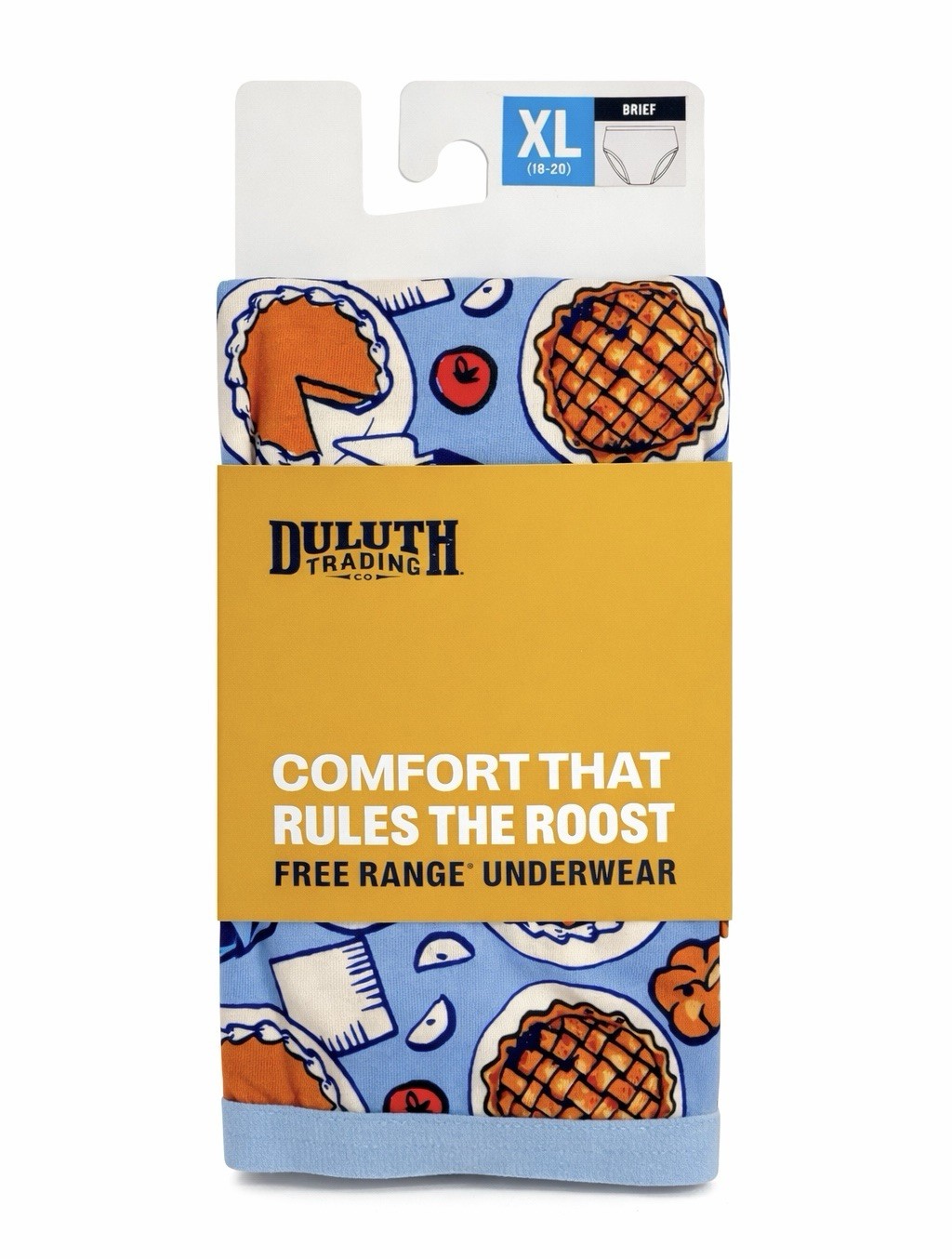 Duluth Women’s Free Range Underwear Brief/Pumpkin Pie XLG (18-20) NWT