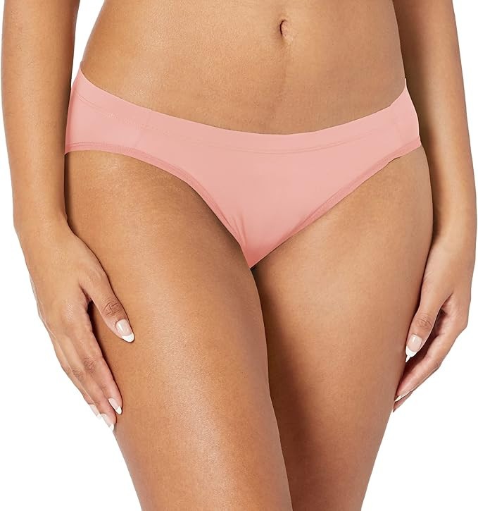 Maidenform Women’s Barely There Invisible Look Bikini, Pale Pink, M/6