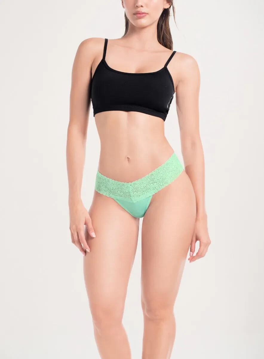BABALÚ PASSIONATE BRAZILIAN THONG WITH A DELICATE THIN WAISTBAND 100% COLOMBIAN