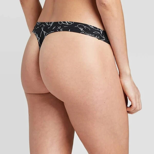 Auden Women’s Variety Thong 2 Pack Panties Size Medium 8-10