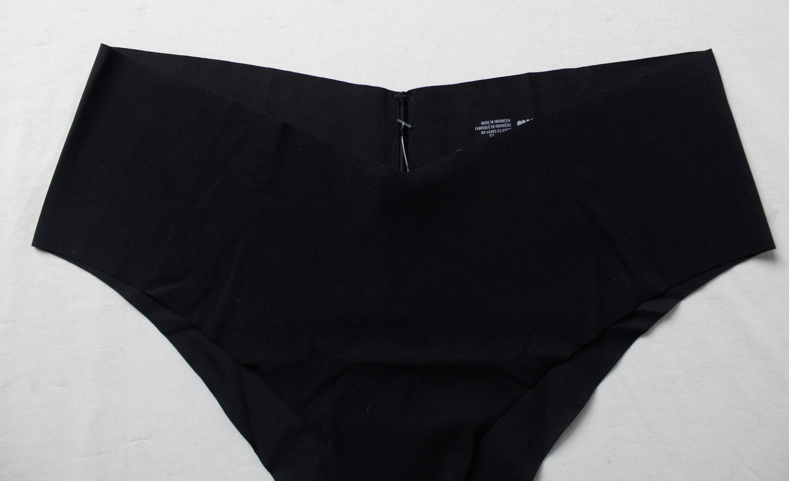 Aerie Women’s Lightweight No Show Cheeky Underwear DH3 Black Large NWT