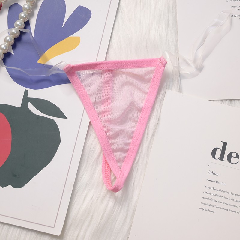 5PCS/LOT Sexy Womens See Through Sheer Panties Thongs G string Briefs Underwear