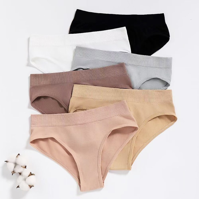 6x Lot Sexy Ladies Womens Panties Briefs High Leg Bikinis Underwear Lingerie New