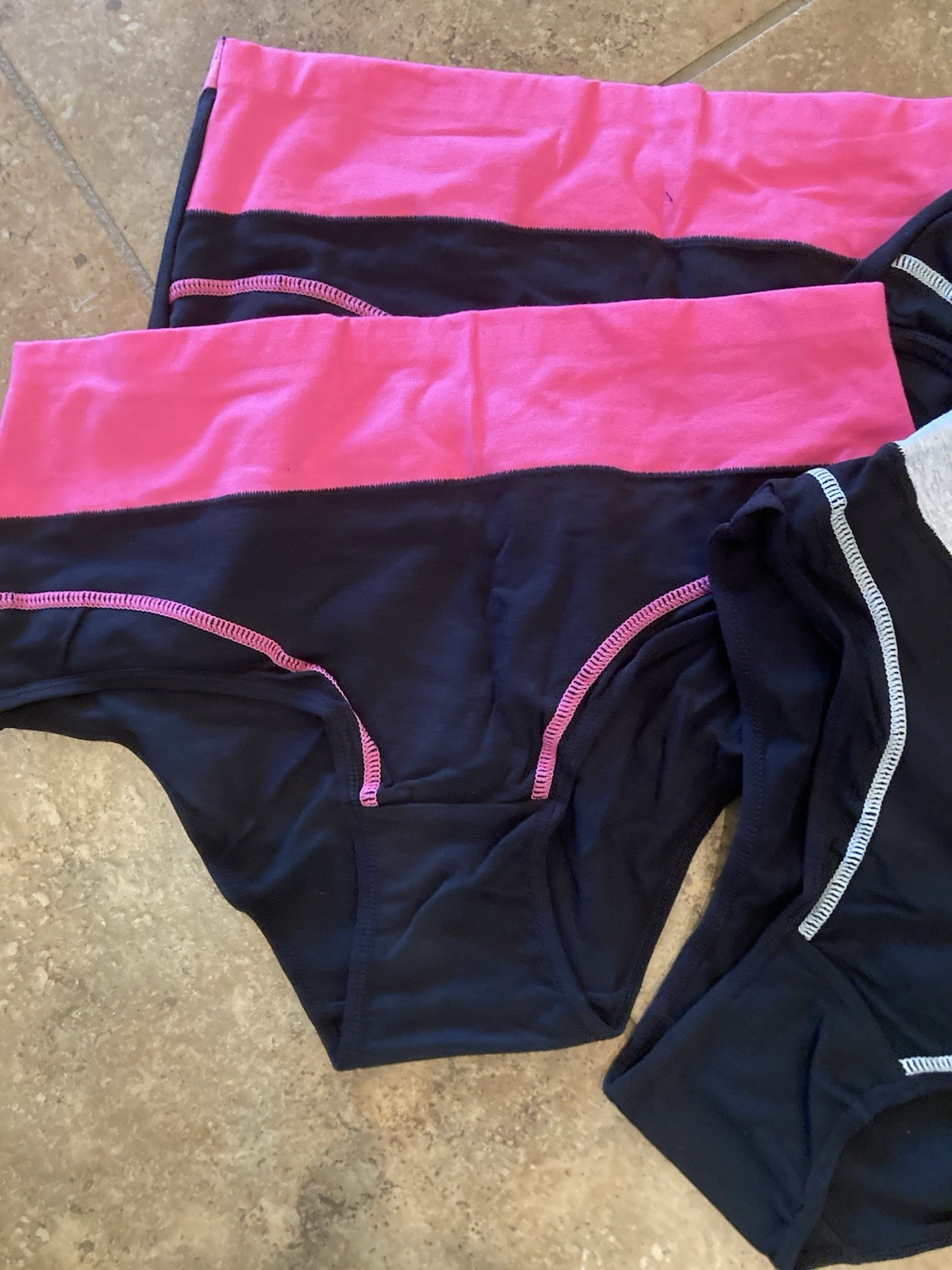 Women’s Low Profile Brief Size Medium Four Pack Cotton/Elastane