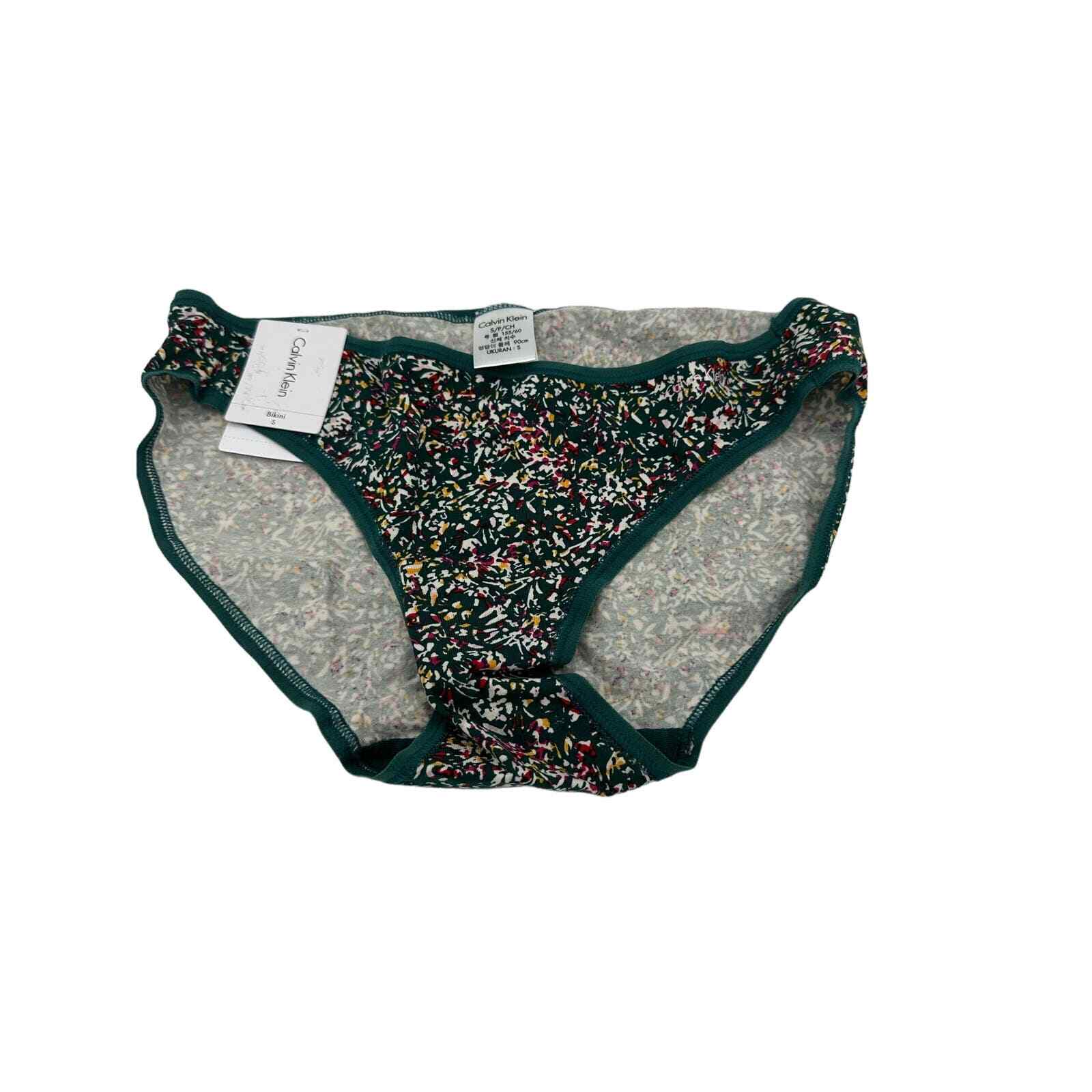 Calvin Klein Womens Underwear Lingerie Cotton Bikini Panty Size Small