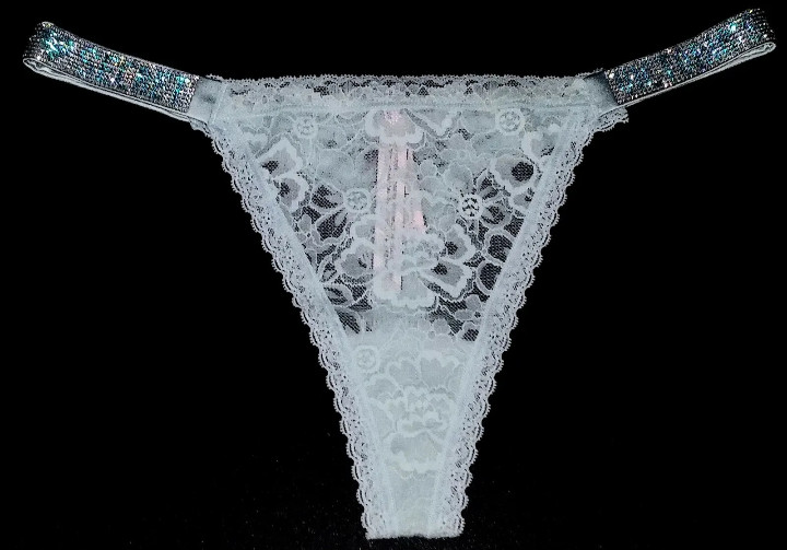 Victoria’s Secret SALE Rhinestone Shine Straps Thong XS S M L XL XXL Pantie