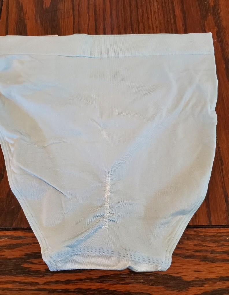 NWT WACOAL B-SMOOTH NYLN/SPANDX HI-CUT BRIEF PANTIES ROUCHED 834175 453 AQUA M
