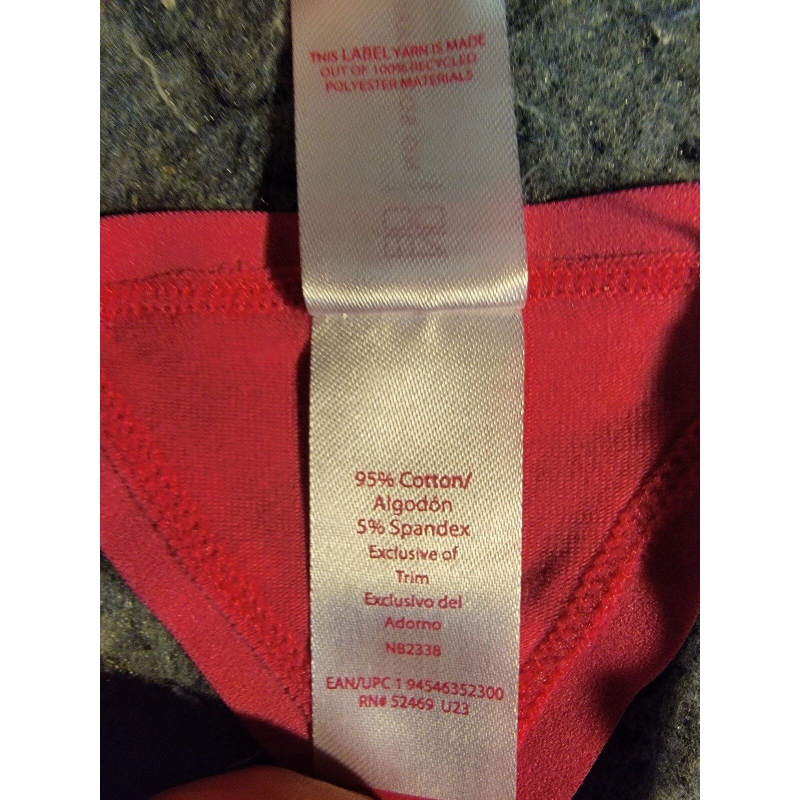No Boundries Set of Two Size Thongs XL (15-17)