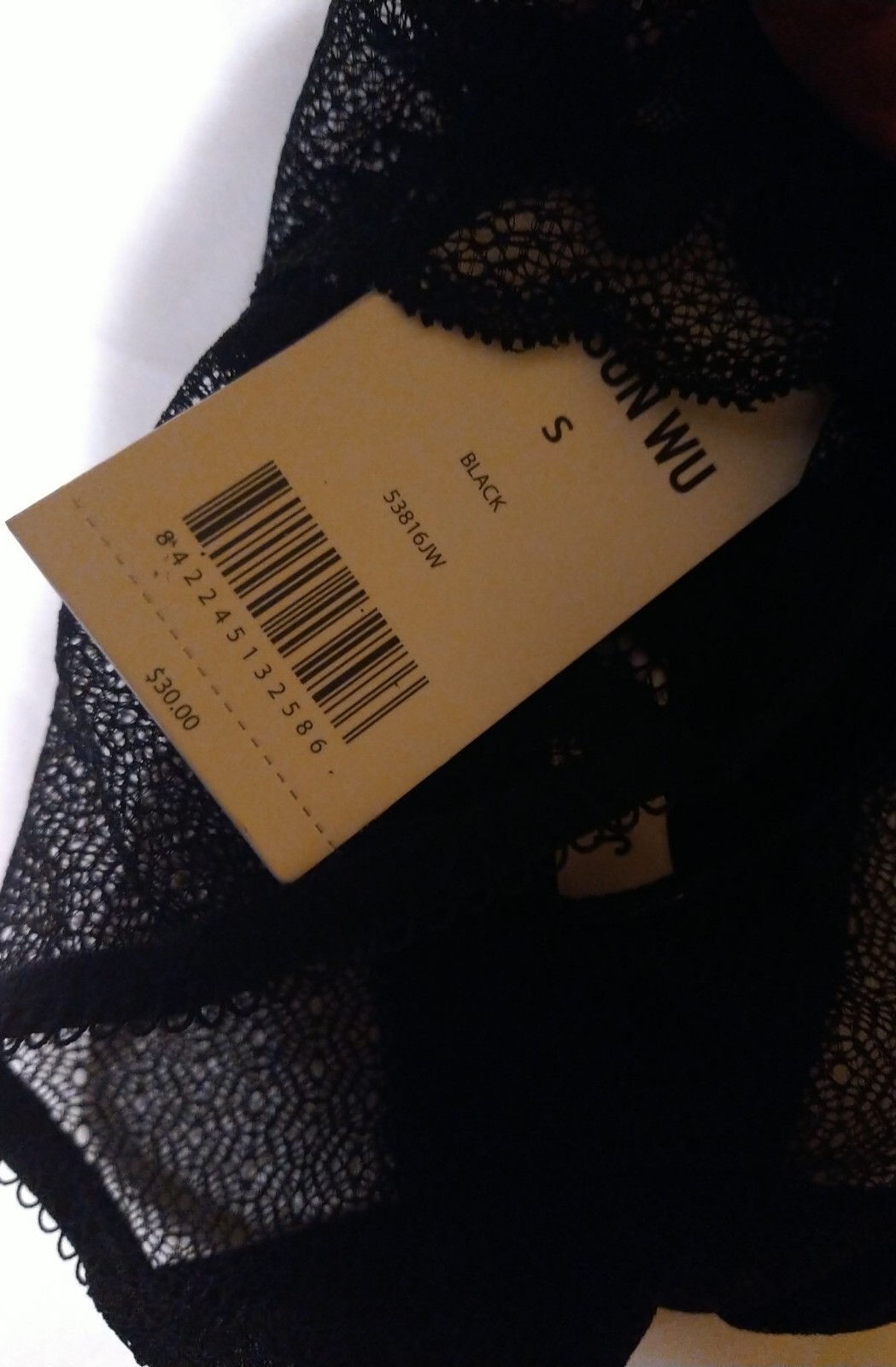 Jason Wu Classic Lace Hipster Black small New 53816