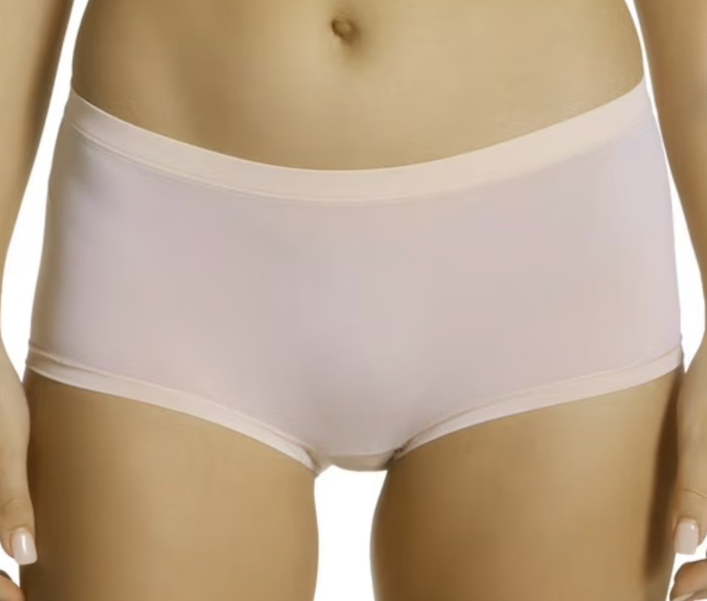 MAIDENFORM Barely There Sandshell Nude Invisible Boyshort Panty Womens Sz XL 8