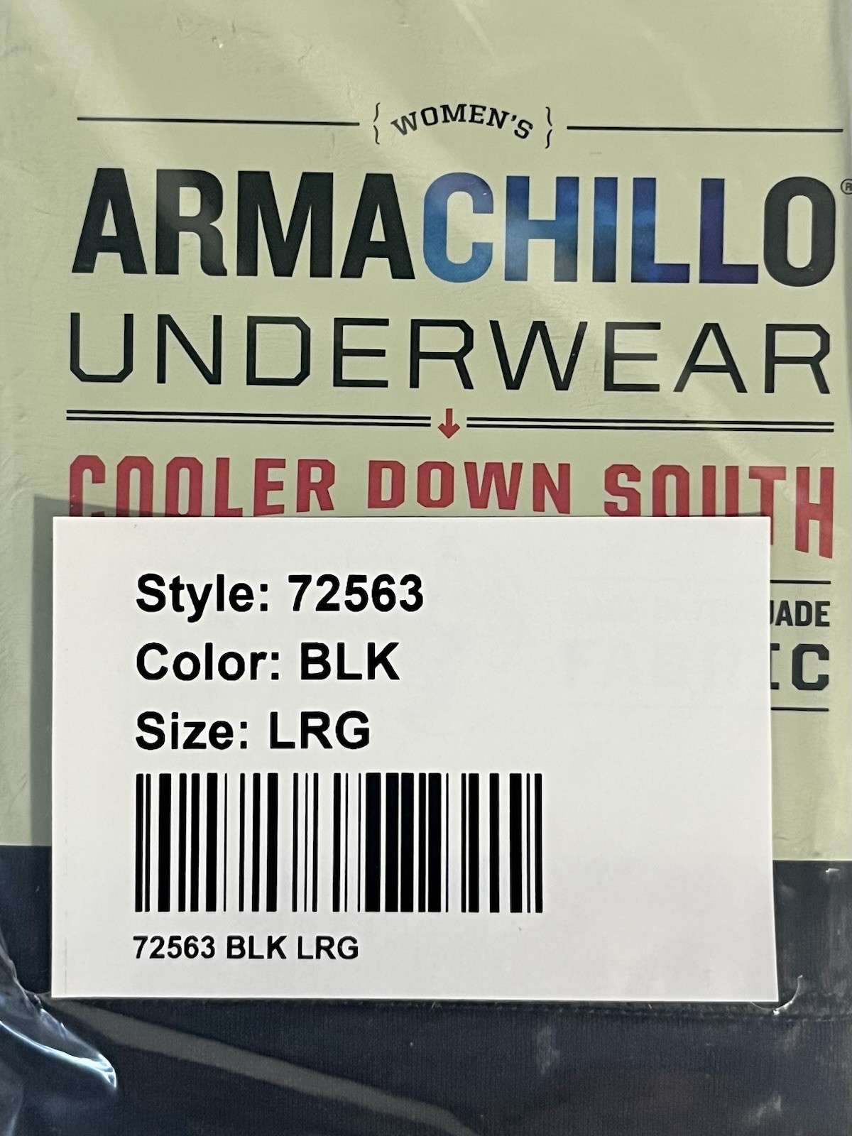 Duluth Women’s Armachillo Cooling Underwear Hi-Cut Brief/Black LARGE (14-16) NWT