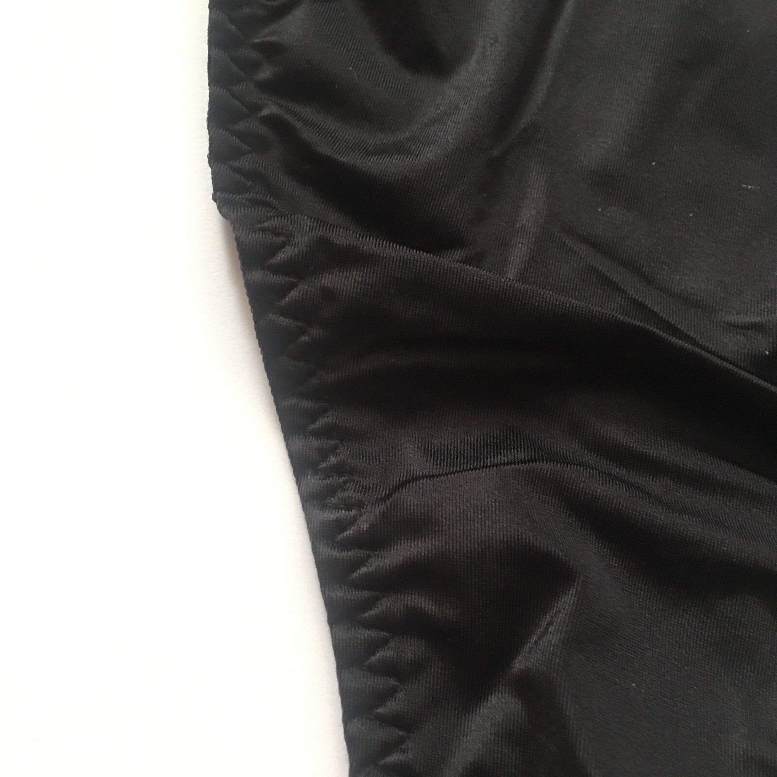 Victorias Secret Sexy Black V-String Thong Panties XS-L-XL Silky Solid Front