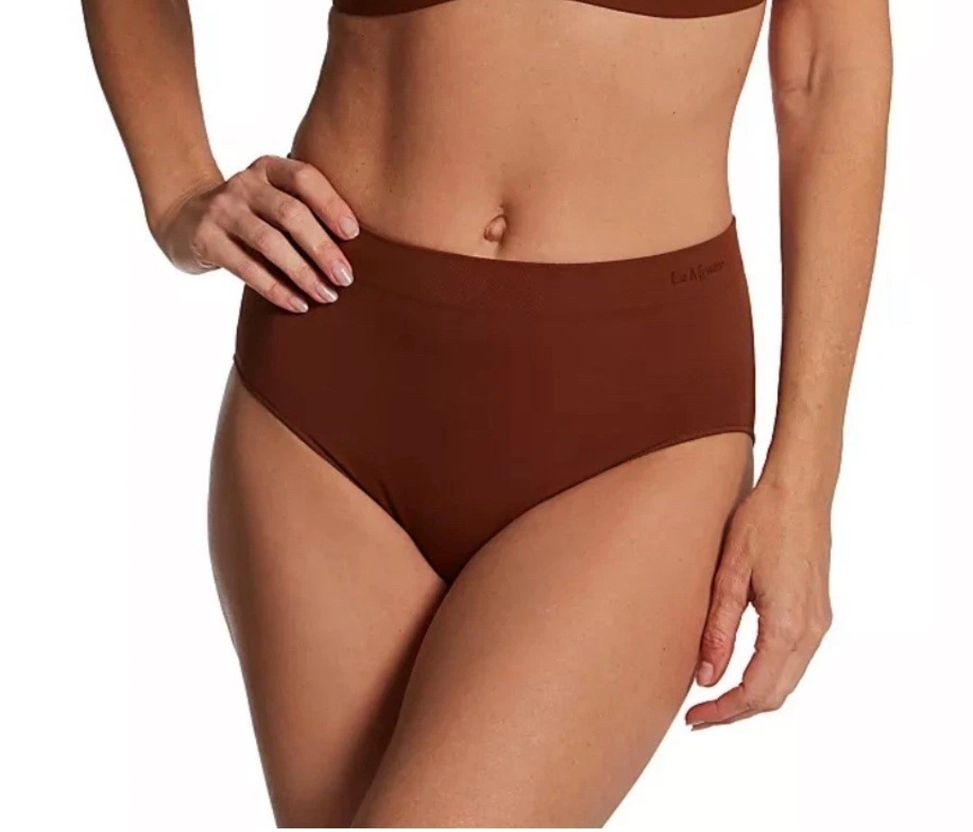 Le Mystere Seamless Comfort Brief Panty Cappuccino Brown XL