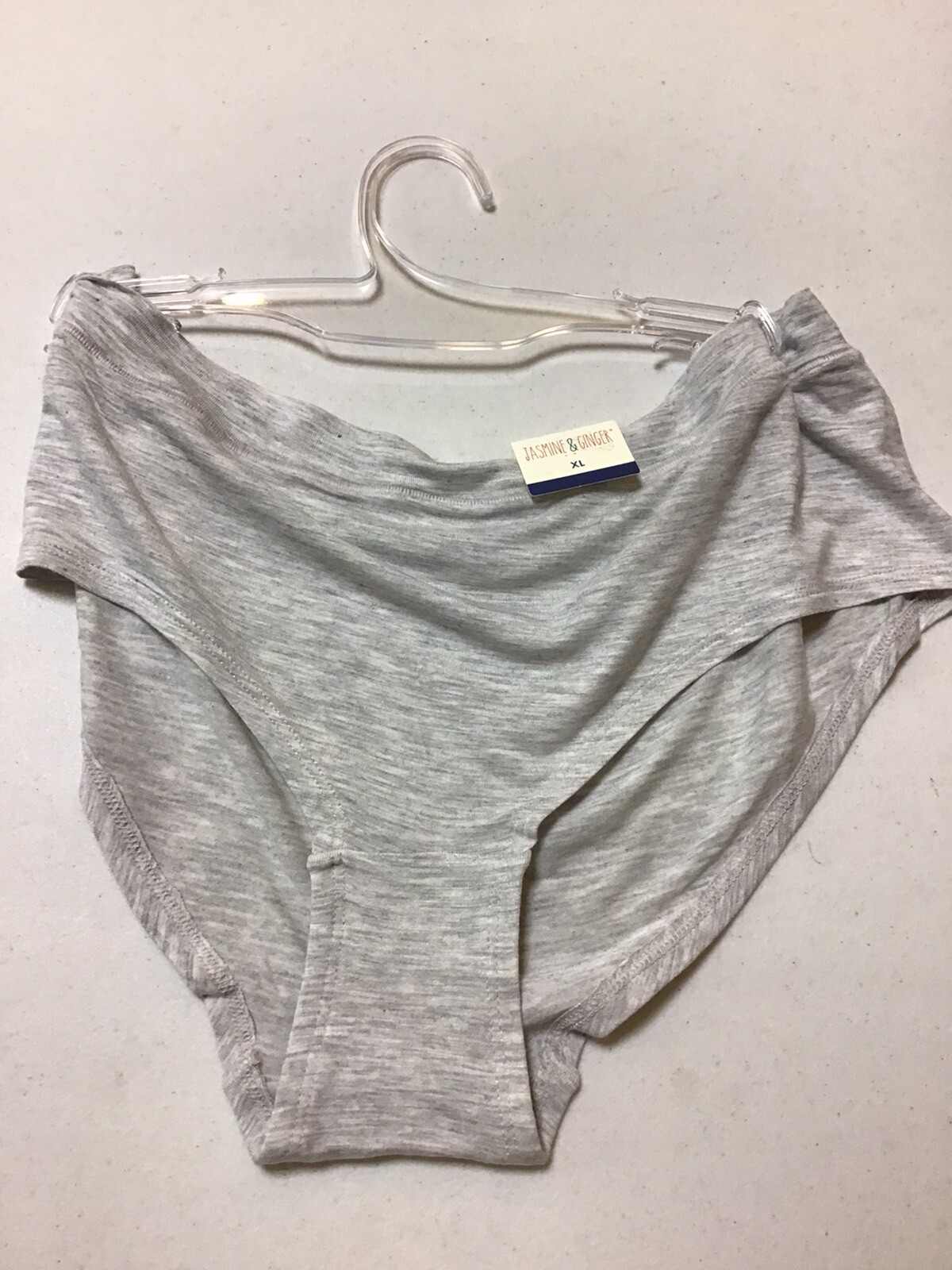 WOMENS PANTY JASMINE & GINGER GRAY RAYON/SPANDEX