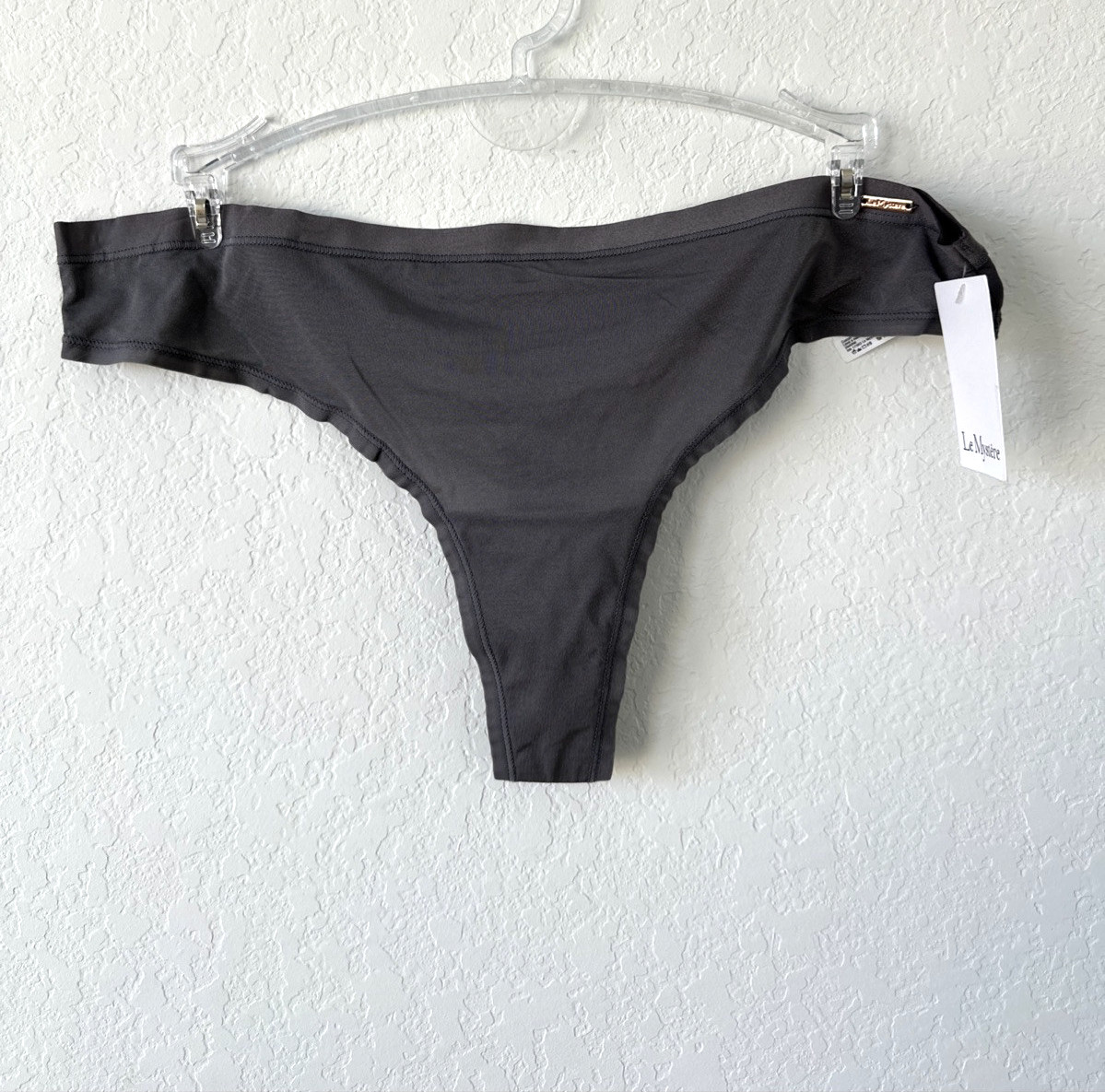 Le Mystere Infinite Comfort Thong L/XL -Storm-