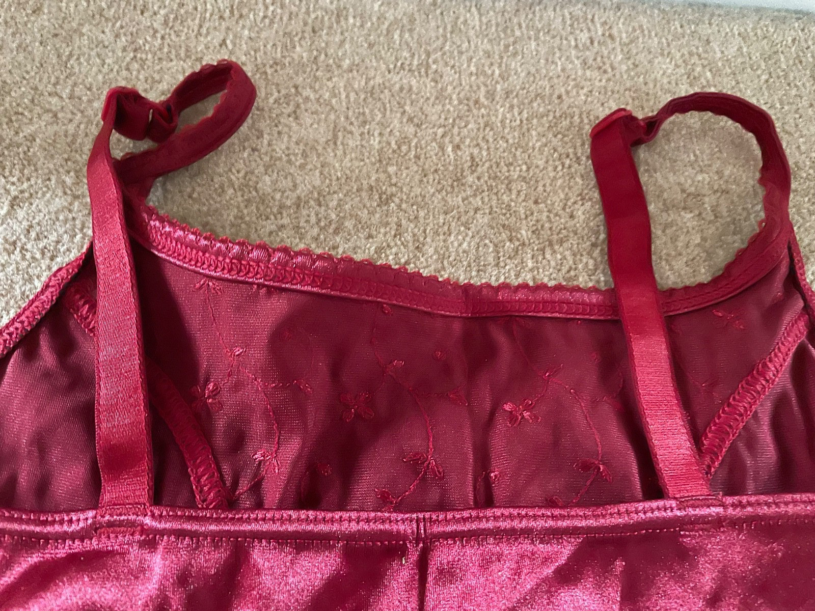 Next Ladies Red Cami & Knickers Set – Good Condition – size 10-12
