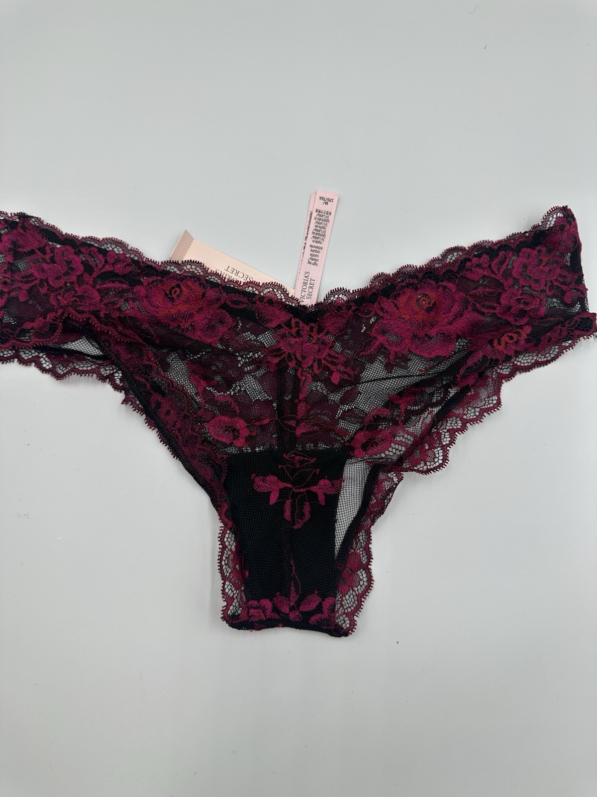 VS 2 tone All Over Lace Cheeky NEW SIZE M