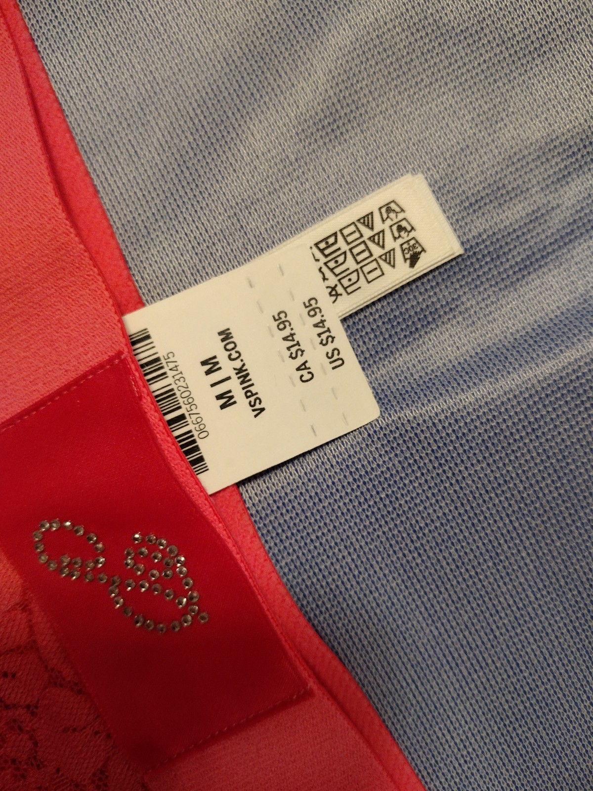 PINK Victoria’s Secret Boyshort / Boxer Pink Briefs Size M/M 170/72A BNWT